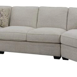 Emerald Home Analiese Sectional, Ivory Tan