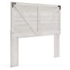 Ashley Furniture Shawburn - Whitewash - Queen Crossbuck Panel Hdbd Headboards
