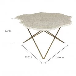 Moe's Home Collection Positano Terrazzo Coffee Table Tables