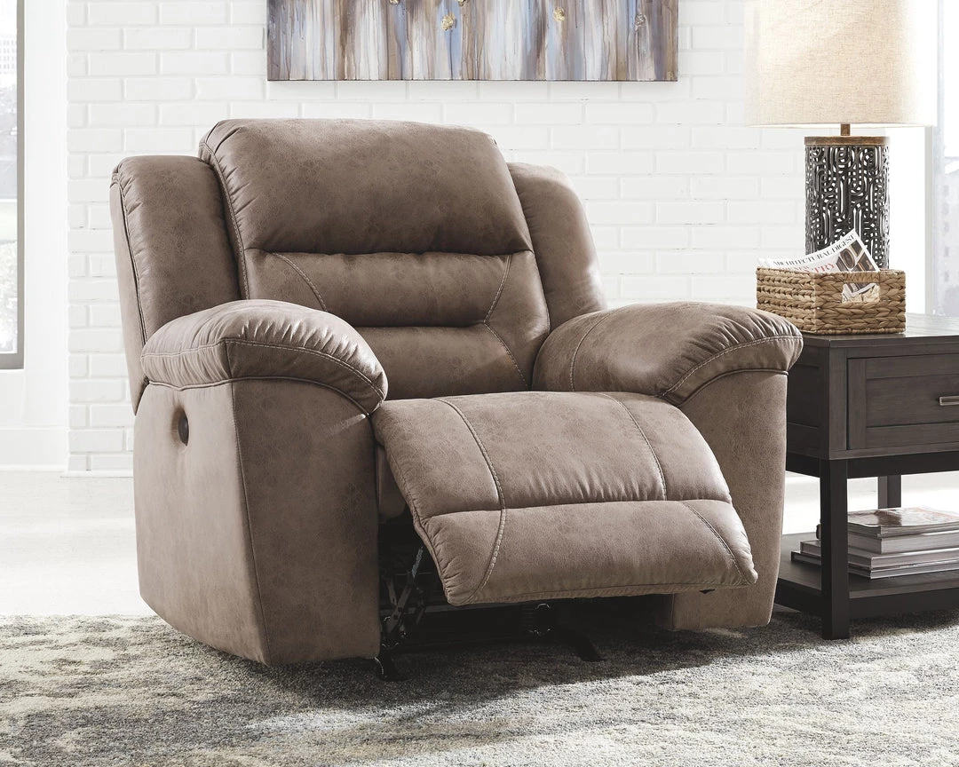 Ashley Furniture Reclining Furniture Stoneland - Channel-stitched Back - Power Recliners 12 Ashley Furniture Reclining Furniture Stoneland - Channel-stitched Back - Power Recliners