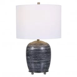 Uttermost Transpose Satin Black Table Lamp Accessories
