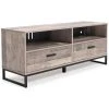 Ashley Furniture Neilsville - Dark Gray - Medium Tv Stand