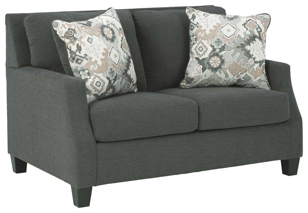 Ashley Furniture Bayonne - Gray Dark - Loveseat 3 Ashley Furniture Bayonne - Gray Dark - Loveseat