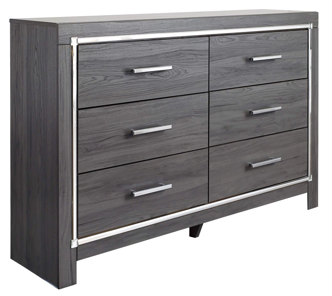 Signature Design By Ashley® Bedroom Sets Lodanna - Gray - Dresser, Mirror, Upholstered Panel Headboard With Bolt On Bed Frame 7 Signature Design By Ashley® Bedroom Sets Lodanna - Gray - Dresser, Mirror, Upholstered Panel Headboard With Bolt On Bed Frame