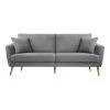 Moe's Home Collection Lilou Sofa Light Grey