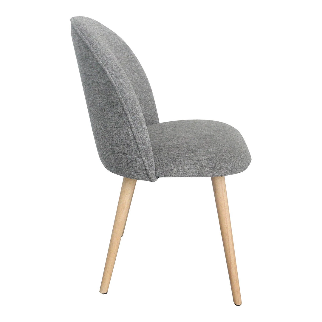 Moe's Home Collection Clarissa Dining Chair Grey-m2 4 Moe's Home Collection Clarissa Dining Chair Grey-m2