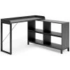 Ashley Furniture Yarlow - Black - L-desk Desks