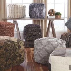 Ashley Furniture Adelphie - Gray - Pouf Accessories