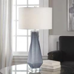 Accessories Uttermost Anatoli Charcoal Gray Table Lamp