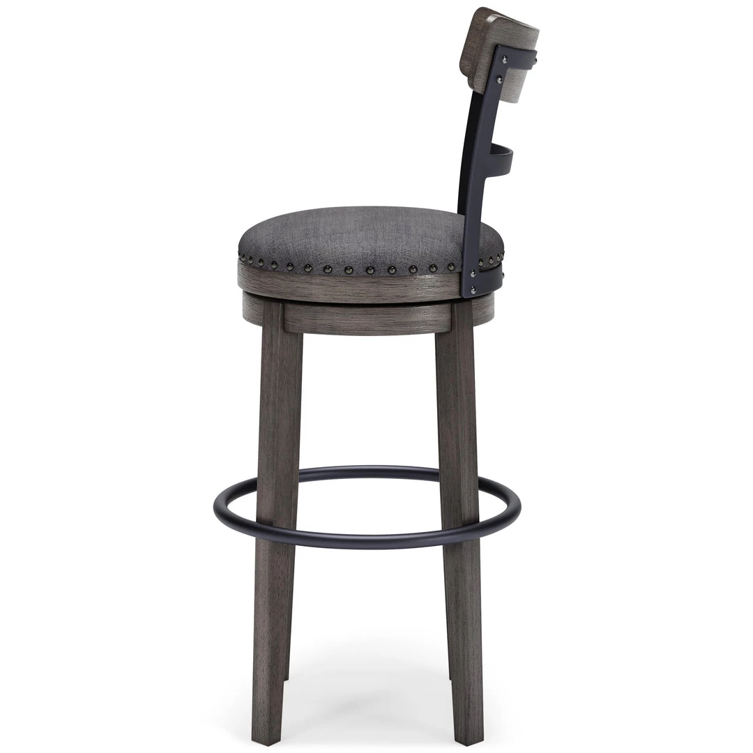 Ashley Furniture Caitbrook - Dark Gray - Tall Uph Swivel Barstool(1/cn) 5 Ashley Furniture Caitbrook - Dark Gray - Tall Uph Swivel Barstool(1/cn)