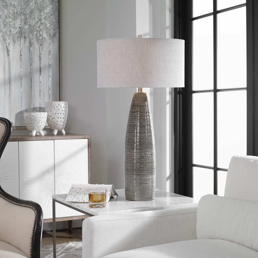 Accessories Uttermost Cosmo Charcoal Table Lamp 9 Accessories Uttermost Cosmo Charcoal Table Lamp