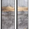 Ashley Furniture Aniyah - Black/gold/white - Wall Art Set (2/cn)