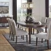 Signature Design By Ashley® Adinton - Dark Brown - 8 Pc. - Extension Table, 6 Upholstered Side Chairs, Server Dining Room Sets 2 Signature Design By Ashley® Adinton - Dark Brown - 8 Pc. - Extension Table, 6 Upholstered Side Chairs, Server Dining Room Sets