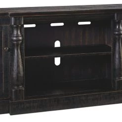 Ashley Furniture TV Stands Mallacar - Black - Xl Tv Stand W/fireplace Option