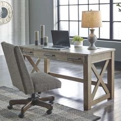 Ashley Furniture Aldwin - Gray - Home Office Lift Top Desk
