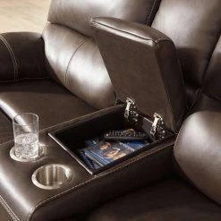 Signature Design By Ashley® Reclining Furniture Ricmen - Power Reclining Sectional Set