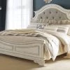 Signature Design By Ashley® Beds Realyn - Two-tone - Queen Upholstered Panel Bed 2 Signature Design By Ashley® Beds Realyn - Two-tone - Queen Upholstered Panel Bed