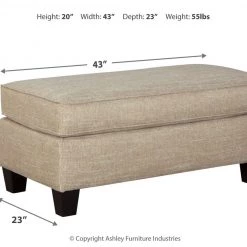 Ashley Furniture Ottomans Almanza - Wheat - Ottoman