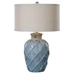 Uttermost Parterre Pale Blue Table Lamp Accessories