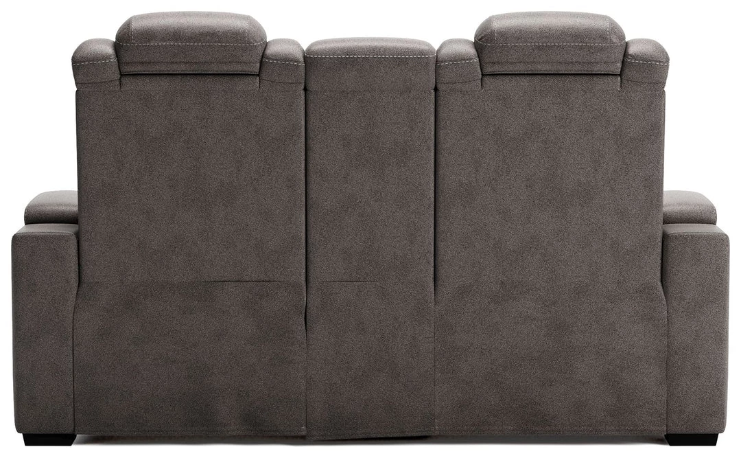 Ashley Furniture Hyllmont - Gray - Pwr Rec Loveseat/con/adj Hdrst Reclining Furniture 4 Ashley Furniture Hyllmont - Gray - Pwr Rec Loveseat/con/adj Hdrst Reclining Furniture