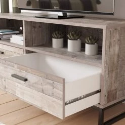 Ashley Furniture Neilsville - Dark Gray - Medium Tv Stand