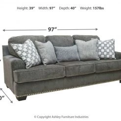 Ashley Furniture Locklin - Carbon - Sofa Sofas 21 Ashley Furniture Locklin - Carbon - Sofa Sofas
