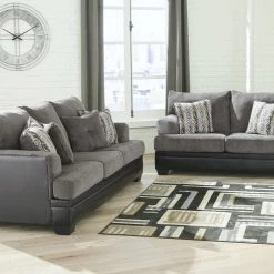 Ashley Furniture Millingar - Smoke - Loveseat Loveseats