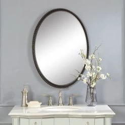 Uttermost Sherise Bronze Oval Mirror Accessories
