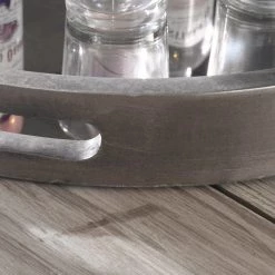 Uttermost Bechet Round Silver Tray