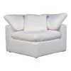 Moe's Home Collection Sectional Pieces Terra Condo Corner Chair Livesmart Fabric Cream