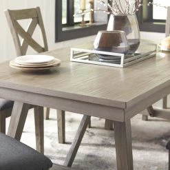 Ashley Furniture Tables Aldwin - Dark Gray - Rectangular Dining Room Table