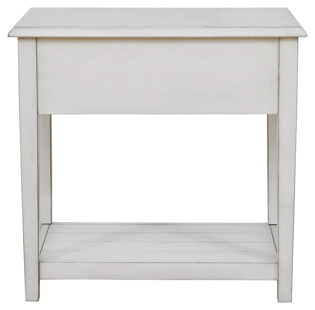 Signature Design By Ashley® Tables Kanwyn - Whitewash - Rectangular End Table 8 Signature Design By Ashley® Tables Kanwyn - Whitewash - Rectangular End Table