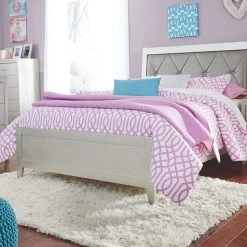 Ashley Furniture Nightstands Olivet - Silver - Two Drawer Night Stand