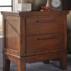 Ashley Furniture Nightstands Ralene - Medium Brown - Two Drawer Night Stand 11 Ashley Furniture Nightstands Ralene - Medium Brown - Two Drawer Night Stand