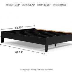 Ashley Furniture Flannia - Gray - Platform Bed Beds 37 Ashley Furniture Flannia - Gray - Platform Bed Beds