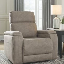 Ashley Furniture Rowlett - Fog - Pwr Recliner/adj Headrest