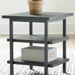 Ashley Furniture Jandoree - Grayish Brown - Rectangular End Table (2/cn) Tables 13 Ashley Furniture Jandoree - Grayish Brown - Rectangular End Table (2/cn) Tables
