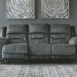 Signature Design By Ashley® Earhart - Reclining Sofa, Double Reclining Loveseat With Console