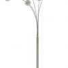 Ashley Furniture Winter - Silver Finish - Metal Arc Lamp (1/cn) 2 Ashley Furniture Winter - Silver Finish - Metal Arc Lamp (1/cn)