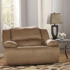 Signature Design By Ashley® Hogan - Mocha - 2 Pc. - Reclining Sofa, Recliner Reclining Furniture