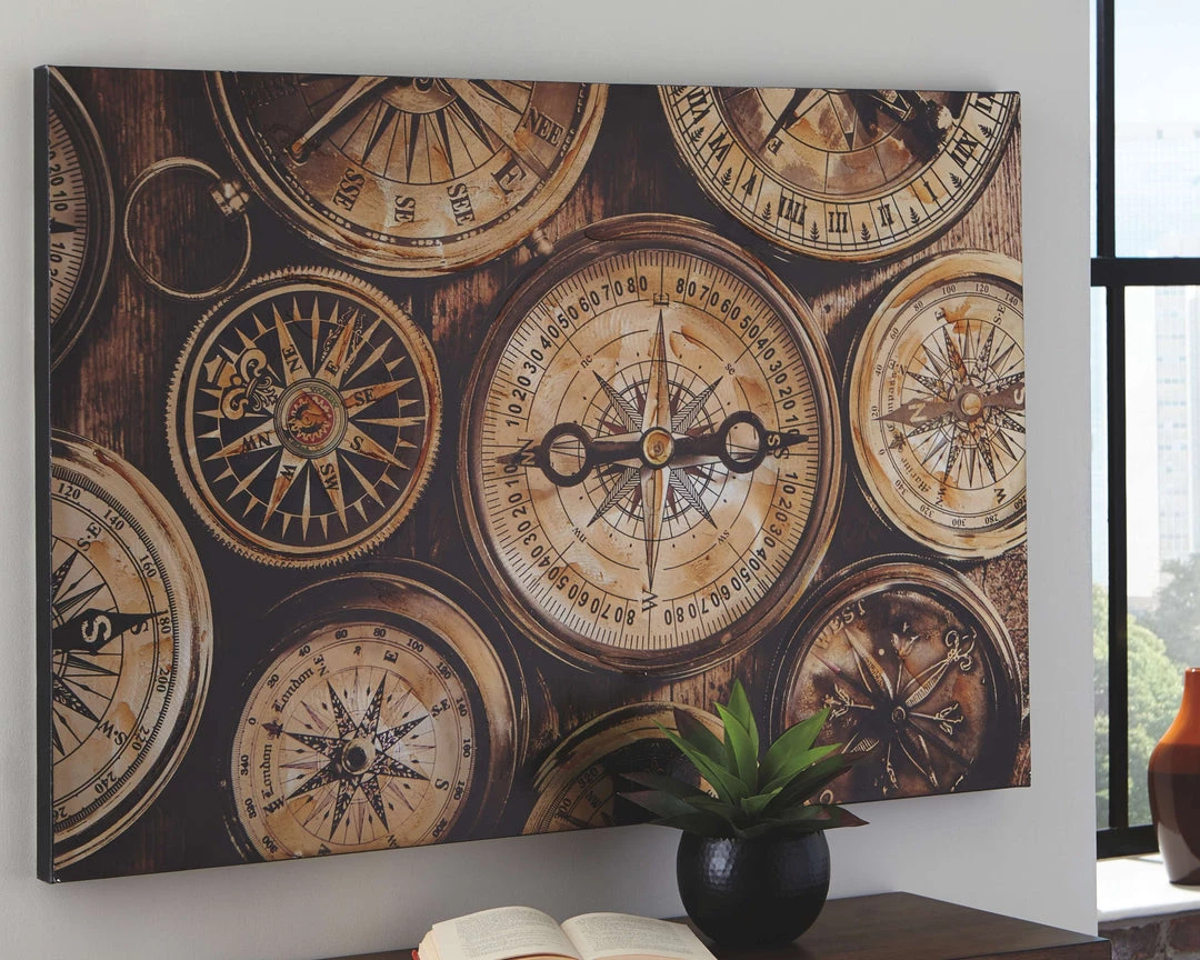 Ashley Furniture Accessories Jeaselle - Brown/black - Wall Art 5 Ashley Furniture Accessories Jeaselle - Brown/black - Wall Art