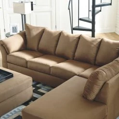 Signature Design By Ashley® Sectionals Darcy - Left Arm Facing Corner Chaise, Right Arm Facing Sofa Sectional