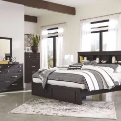 Ashley Furniture Nightstands Reylow - Dark Brown - Two Drawer Night Stand 12 Ashley Furniture Nightstands Reylow - Dark Brown - Two Drawer Night Stand