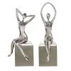 Uttermost Jaylene Silver Sculptures, S/2 Table Decor