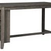 Ashley Furniture Caitbrook - Dark Gray - Rect Dining Room Counter Table