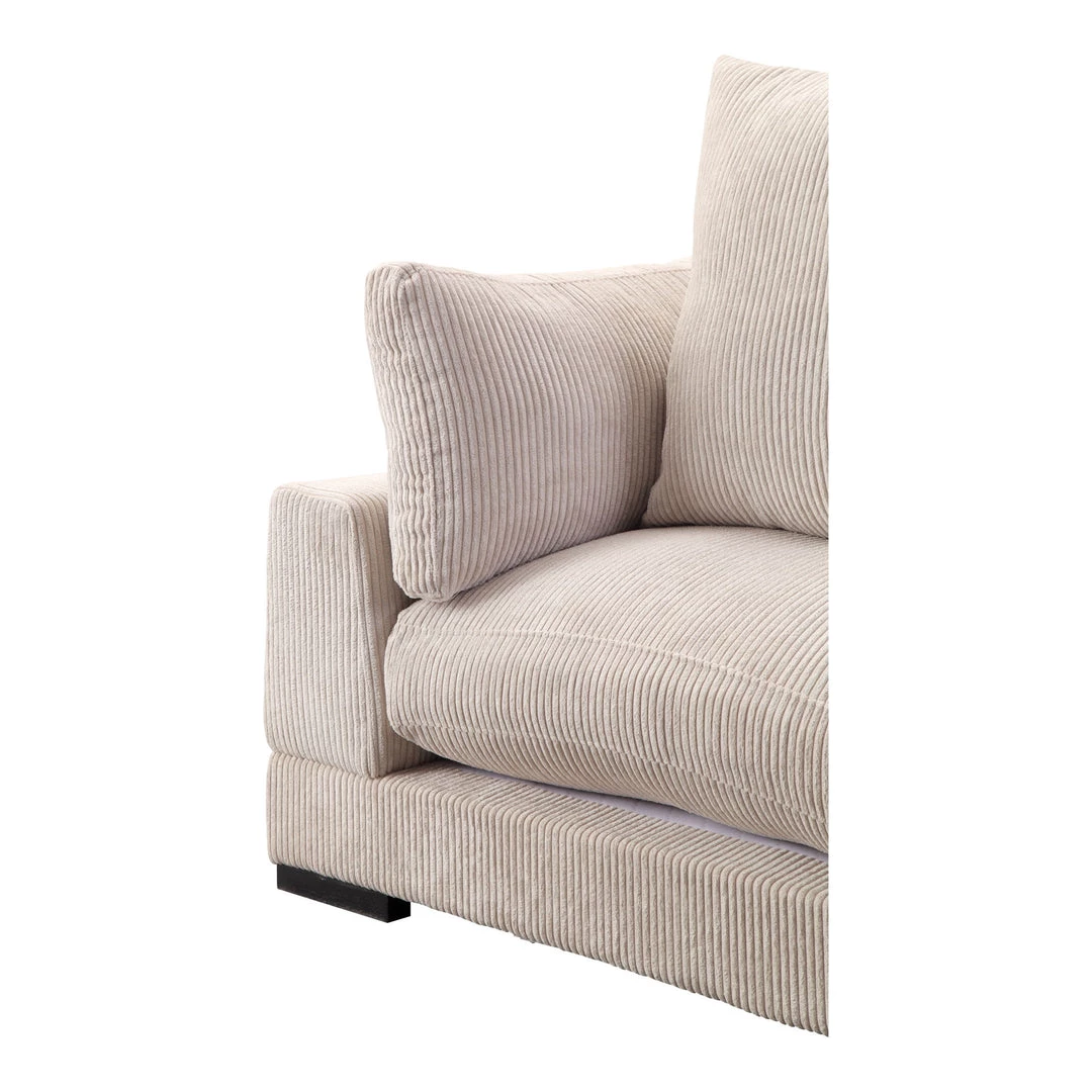 Moe's Home Collection Tumble Corner Cappuccino Sectional Pieces 8 Moe's Home Collection Tumble Corner Cappuccino Sectional Pieces