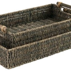 Ashley Furniture Halima - Antique Gray - Tray Set (2/cn)