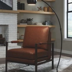 Ashley Furniture Marinel - Black - Metal Floor Lamp (1/cn)