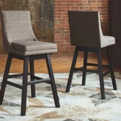 Ashley Furniture Tallenger - Best In Class - UPH Swivel Barstool (2/CN) Stools
