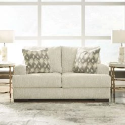 Signature Design By Ashley® Loveseats Caretti - Parchment - Loveseat